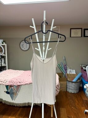 Wilfred 100% Silk Neutral Beige Camisole